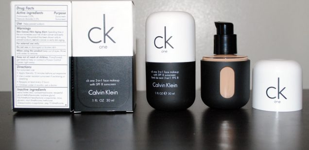 Review & Swatch: CK One Color Cosmetics 3-in-1 Face Makeup