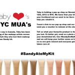 Yaby Cosmetics Provides Makeup Kit Help For Hurricane Sandy Victims